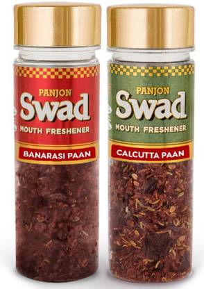 SWAD Banarasi Paan & Calcutta Paan Mukhwas Mouth Freshener (100% Natural & Digestive), 2 bottles, 200g Banarasi Paan & Calcutta Paan Mukhwas Mouth Freshener (100% Natural & Digestive) Mouth Freshener