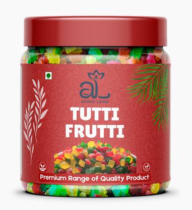 AL Anand Laxmi Premium Tutti Frutti | Sweet & Colorful Bits | Perfect for Baking & Snacking Tutti Frutti Candy