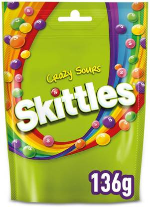 Skittles Crazy Sour Might Be Tiny in Size But They're Mighty in Sour Taste Crazy Sour Skittles