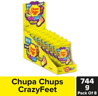 Chupa Chups Crazyfeet Fruitee Jelly Candy