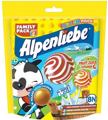 Alpenliebe Lollipop Assorted Pack Candy
