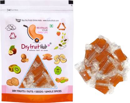 Dry Fruit Hub Aam Papad Candy 250gm Mango Papad Toffee, Mango Khatta Mitha Candy