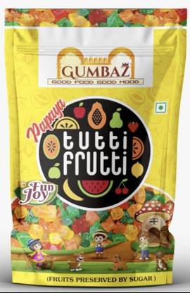 GUMBAZ Tutti Frutti For Cake Decoration | Mix Coloured Cherry 800 mix fruit Jelly Beans