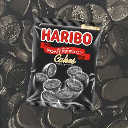Haribo Authentic Pontefract Cake Soft Liquorice Toffee