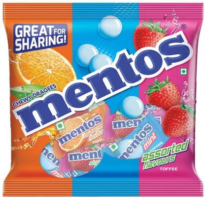 Mentos Rainbow Chewy Mix Flavor Candy