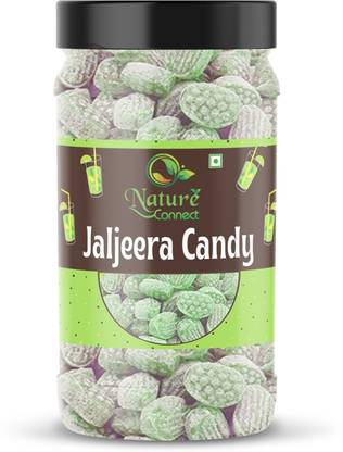 NATURE CONNECT Jaljeera Flavour Candy|Khatti Mitthi Toffee|Jar Pack Jaljeera Candy
