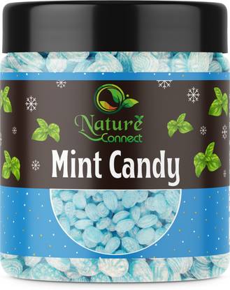 NATURE CONNECT Mint Flavour Candy|Khatti Mithi Goli |Mint Toffee|Jar Pack Mint Candy