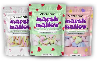 Veganic Marshmallows Pure Veg Sweet Marshmallow