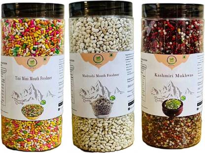 SKCRJ Premium Kashmiri|White madrasi saunf |Tini Mini | sweets Mouth Freshener