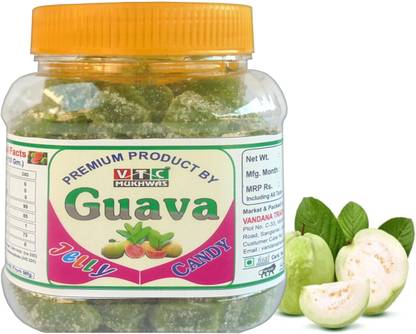 VTC Guava Fruit Jelly Candy Sugar Coated Bites Toffee Guava Jelly Candy