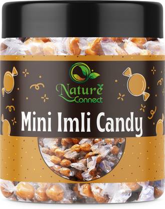 NATURE CONNECT Mini Imli Candy|Tamarind Twist Candy|Jar Pack Tamarind Candy