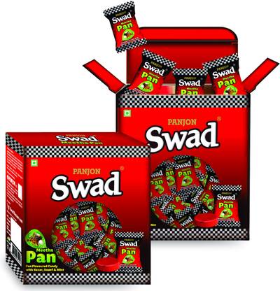 SWAD Meetha Pan Candy(Paan Flavour with Saunf,Kesar&Mint)125 Candyx2 Pack Candy Gift Box Candy