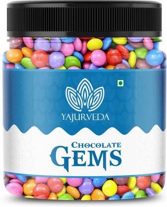 Yajurveda Colourful Chocolate Gems | Gems’s | Chocolate Munchies | Buttons | Truffles Chocolate Candy