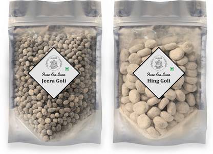 Shree 'o' Green Tech Jeera Goli ,250Gm and Hing Goli ,250Gm Diegestive Jeera Candy