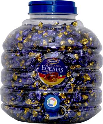 MyFruit Eclairs Candy Jar (1000 x 5 gram) Chocolate Toffee