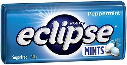 Wrigleys Eclipse Peppermint Sugarfree Mint tin Candy