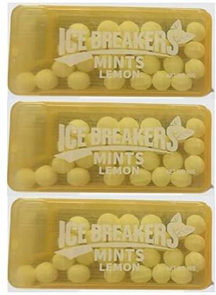 Icebreakers Mint Lemon Candy Pack Of 3 Lemon Mint