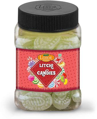 Lemor Litch Candies (330 GMS, 2 Jars of 165 GMS Each) | (2 x 165 g) litch Candy