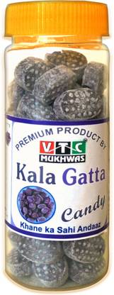 VTC Kala khatta Black Salt Candy Khatti Mitthi Toffee Candy Black Salt Toffee