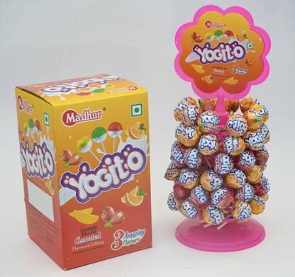Madhur Yogitio Pop Stand STRAWBERRY Lollipop