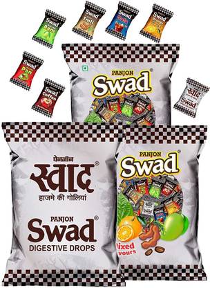 SWAD Birthday Chocolate Pack, Digestive (1 pack), Mixed Flavours (2 Pack), 3 x 50 Toffee