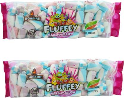AS enterprises Fluffey Marshmallow Fruit Flavours Fruit Marshmallow