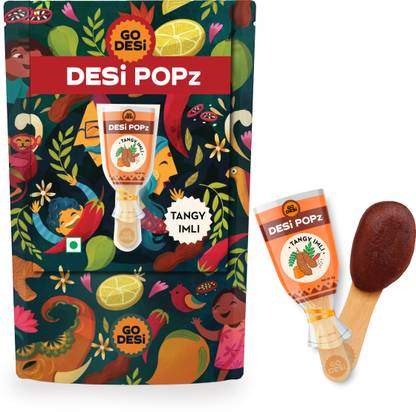 GO DESi Tangy Imli Pop, Desi Popz, Tamarind Candy