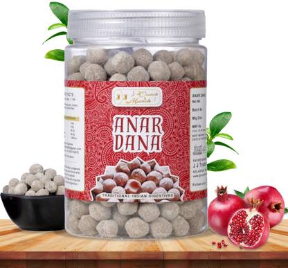 J J crunch N munch Anardana Churan Goli Mouth Freshner Hygenically Jar Packed Anardana Goli Mango, Pomegranate Candy