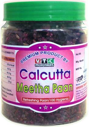 VTC Calcutta Meetha Paan Mouth Freshener (400 g) Natural Paan Mouth Freshener