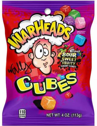 Warheads Cubes Sour & Sweet Candy