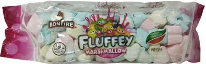 Organic Bites Fluffey Marshmallow 140g pack of 80 pieces Fruit Marshmallow