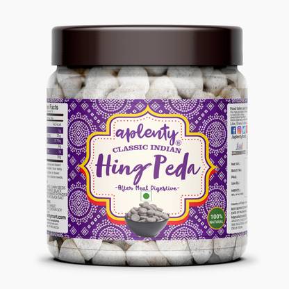 APLENTY Hing Peda Hingwadi Modak Digestive Heeng Asafoetida Tikiya Sweet Candy Bar