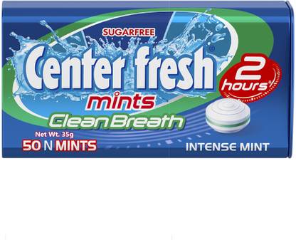 Centre Fresh Sugarfree Clean Breath Menthol Mint