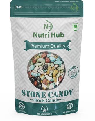 Nutri Hub Rock Candy - Stone Candy|Milk Stone Chocolate|Rock Shape Chocolate Chocolate Candy