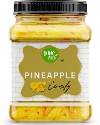 BEING VEGAN Pineapple Flavour Candy | Pineapple Toffee Coconut Candy