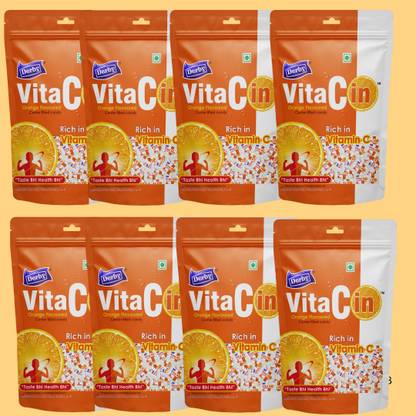 Derby Derby_VitaCin_SP_Pack_8_Each_50pcs_Vitamin_C_Candy Orange Candy