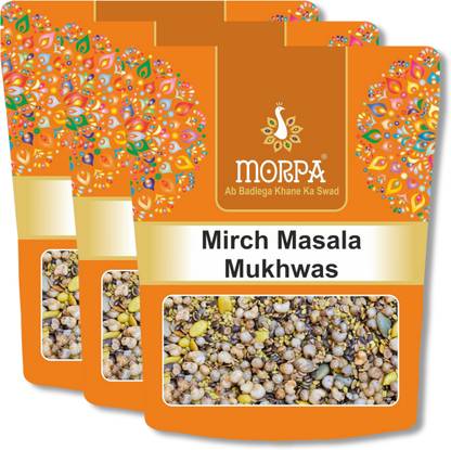 MORPA Mirch Masala Mukhwas | Bold and Spicy Mouth Freshener |Fresh Breath & Gut Health Mukhwas Mouth Freshener