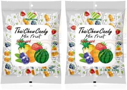 Haoliyuan Thai Chew Mix Fruits Candy | Thailands Toffee, Mix fruit Candy