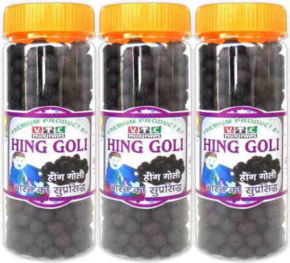 VTC Premium Ayurvedic Hing Goli For Gas Acidity and Stomach Problem Hing Candy