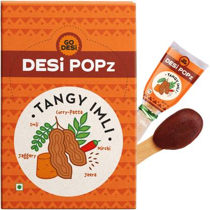 GO DESi Imli Pop Tamarind & Jaggery Sour, Spicy, Tangy Candy