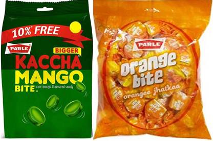 PARLE Kaccha Mango bite & Orange bite Candy