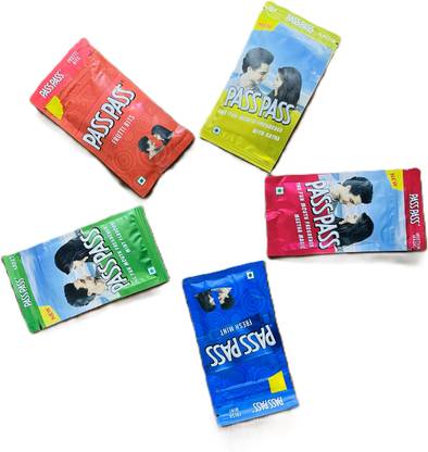 Pass Pass Mouth Freshener | 90 pieces in 1 | ALL IN ONE FLAVOUR| CONTAINS five flavours ALL MIX Mouth Freshener