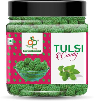 Organic Purify Tulsi Flavoured Candy | Jar Pack Tulsi Candy