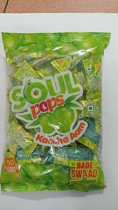 Modicare SOUL POPS KACCHA AAM CANDY - 50 units each - pack 3 KACCHA AAM Candy
