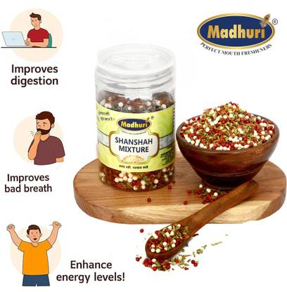 MUKHWASI Shanshah Mixture Premium Mouth Freshener | Sweet Crunchy Digestive Mouth Freshner Mouth Freshener