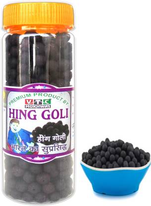 VTC Premium Ayurvedic Hing Goli For Gas Acidity and Stomach Problem Hing Candy