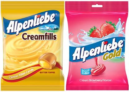Alpenliebe Creamfills & Strawberry Candy