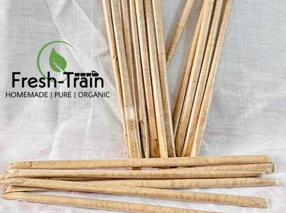 FreshTrain Borkut Straw | Jujube Stick | Borkut Powder, Churan [60 Pieces] Tasty Borkut Khatti Mithi, Tangy Candy Sticks