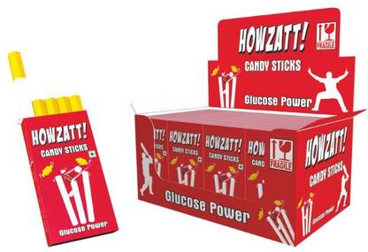 HUGS Howzatt Glucose Candy Sticks | Sweet Cigarette Candy Box Glucose Candy Cigarette
