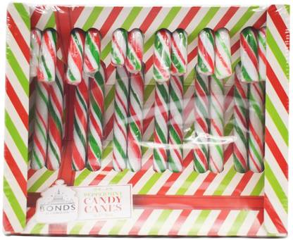 Candy Canes 12 Peppermint Flavour Candy, Peppermint Candy